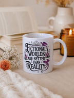 Fictional Worlds Are Better Than Reality Mug Dish/Micro Safe