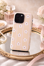 Hard Phone Case Pinky/yellow Striped Collection Double Layer 2
