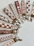 Fall Canvas Wrist Lanyards Autumn Handmade Accesories 2