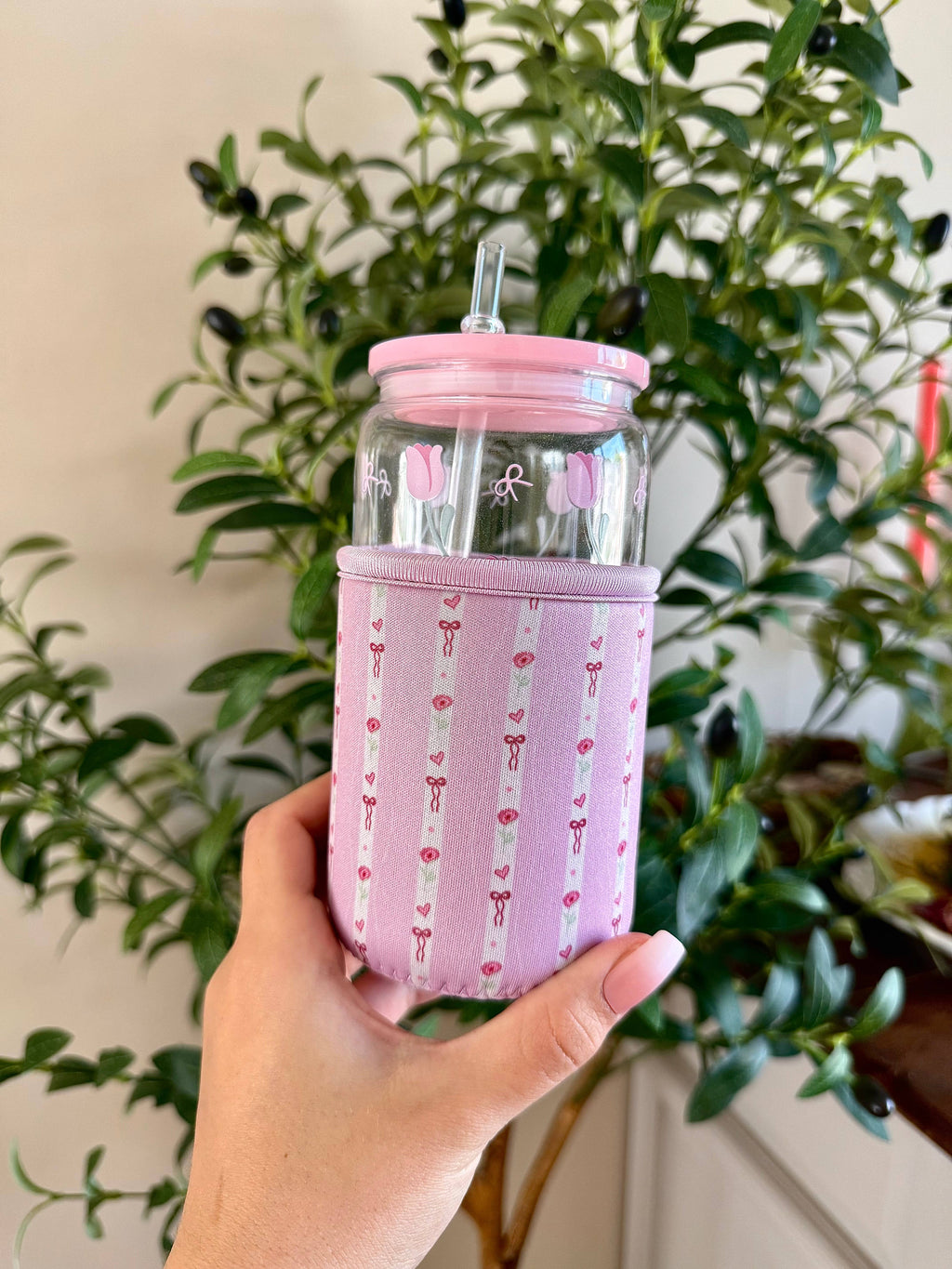 Glass Tumbler Neoprene Sleeves 8 Patterns to choose 9
