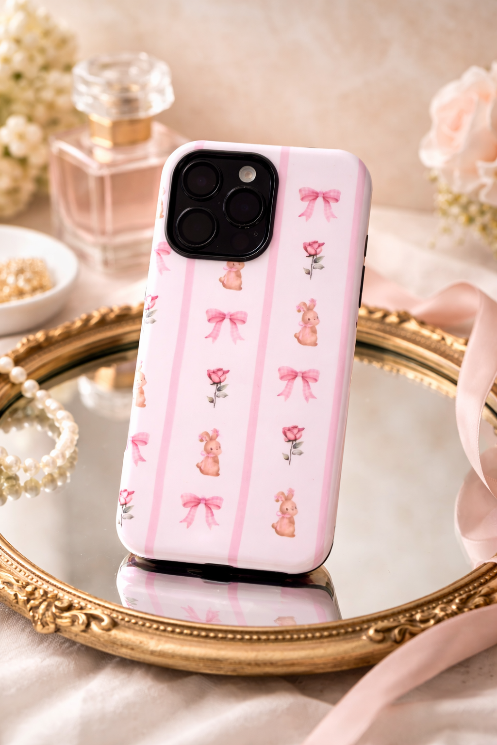 Hard Phone Case Pink Coquette Collection Double Layer 2