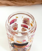 Haunted Books Ghost Glass Tumbler Double Sided + Lid & Straw 4