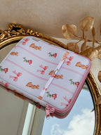 Book/Kindle/Kobo/E-reader Sleeve Pink Coquette Neoprene 8