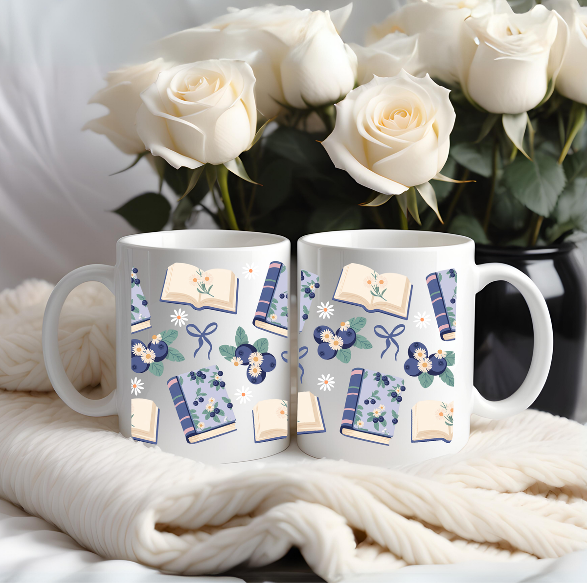 Blueberry Books Ceramic Mug Dishwasher/Microwave Safe 3
