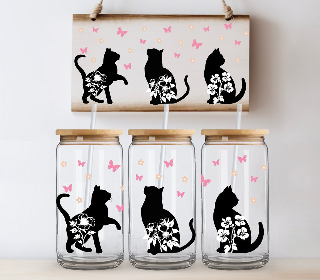 Cat Flowers 3 options