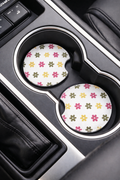 Car Coasters Colorful 12 different patterns 2pieces neoprene