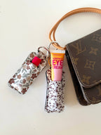 Lipstick/balm/gloss Keychain Chapstick 72 patterns neoprene 3