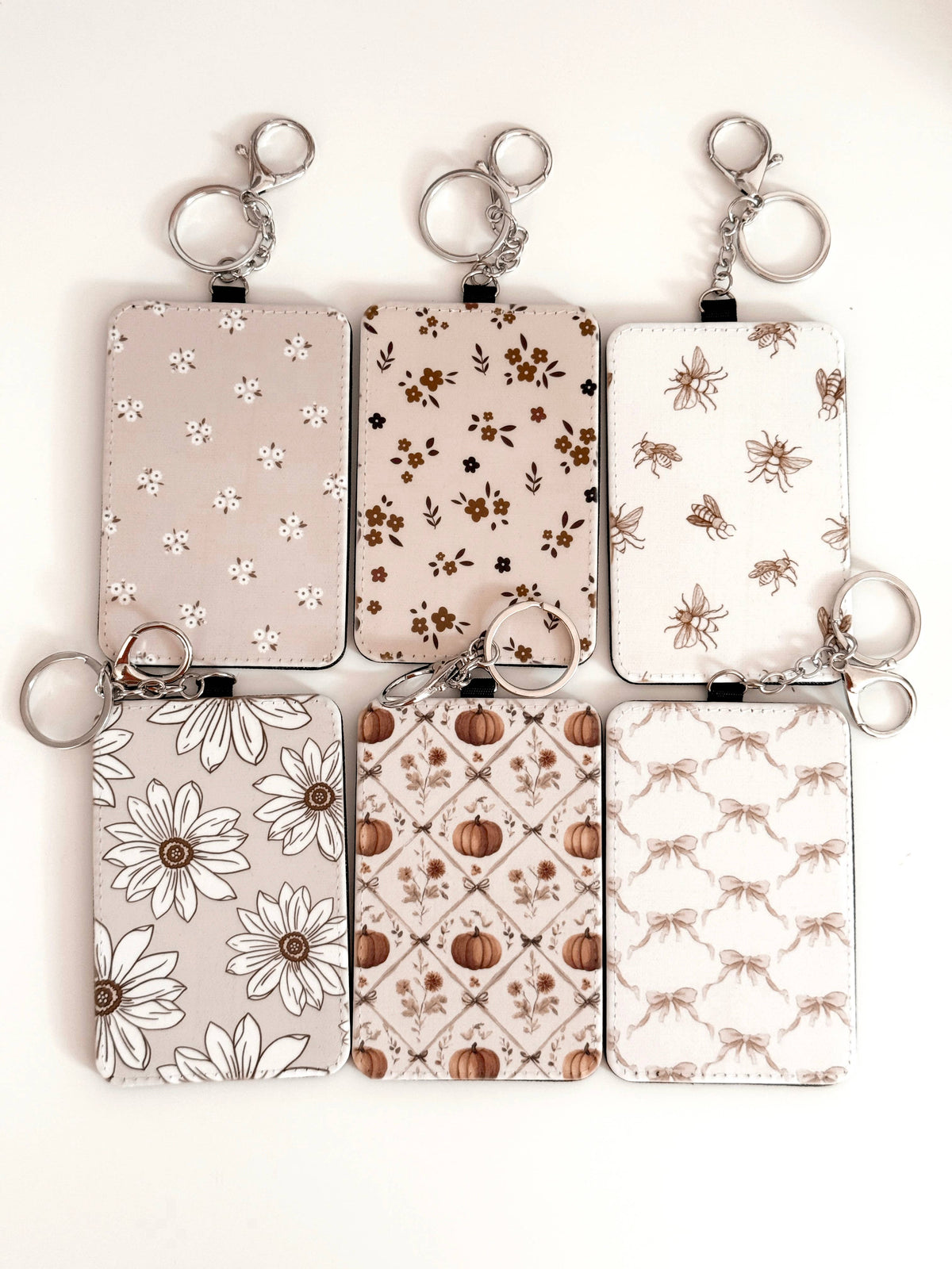 Wallet Keychain Cards/Cash – 72 Patterns | Matching Handmade