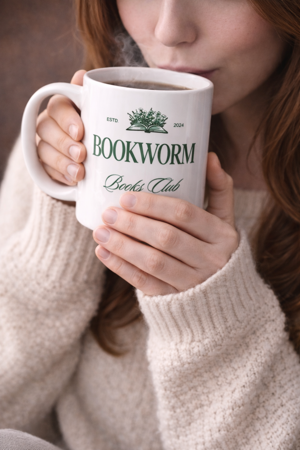 Bookworm Books Club Ceramic Mug Dishwasher / Microwave Safe 3