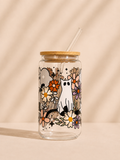 Floral Cat Ghosts Halloween