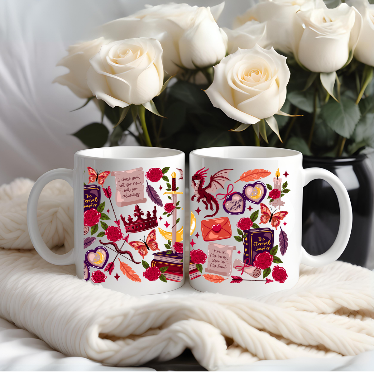 Romantasy Books Ceramic Mug Dishwasher/Microwave Safe 2