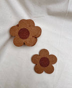 Daisy Cork Coaster – Floral Drinkware Accessory, Heat Resist 3