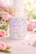 Swans Best Mom Ever Ceramic Mug Dishwasher / Microwave Safe