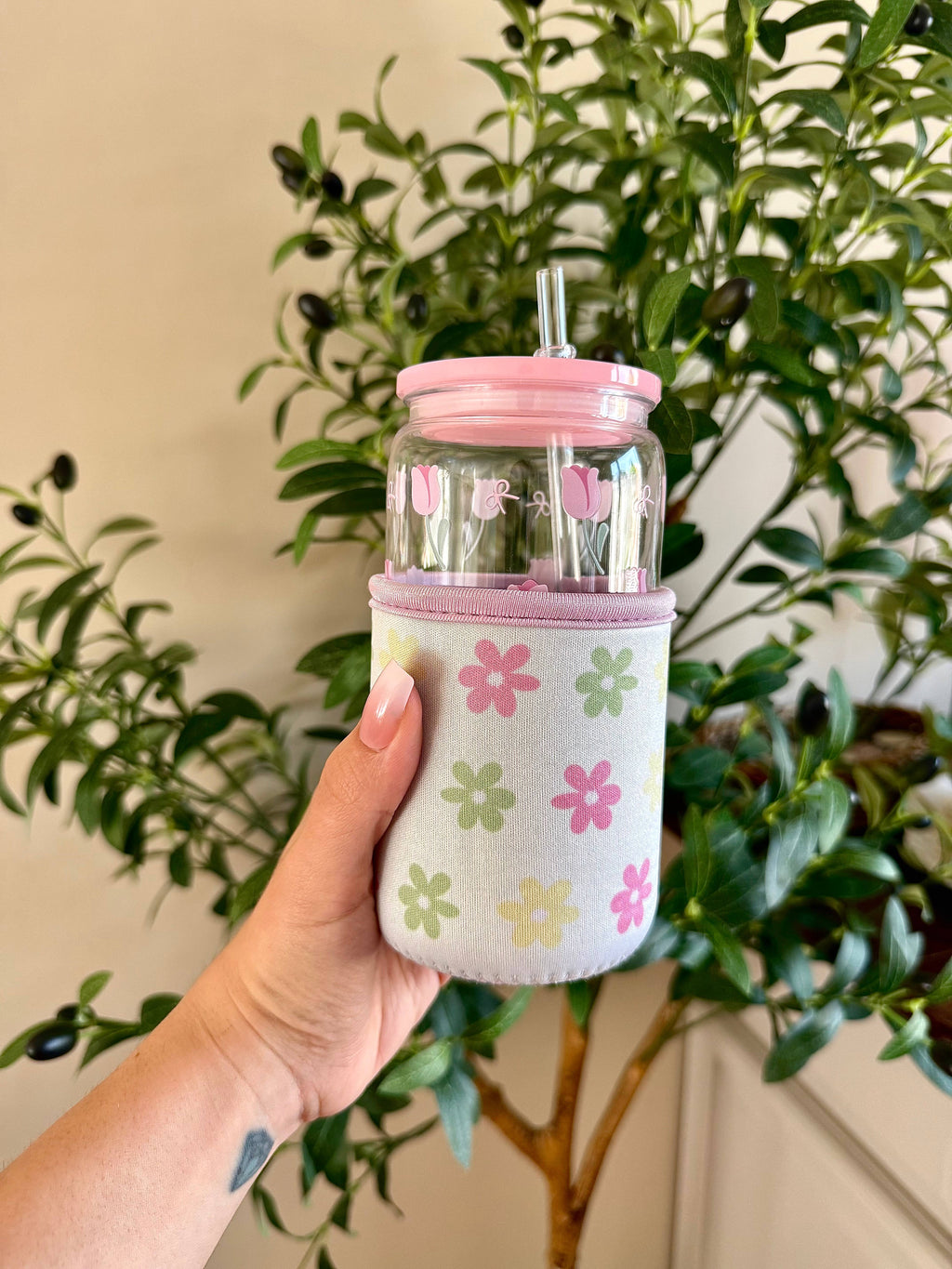 Glass Tumbler Neoprene Sleeves 8 Patterns to choose 3