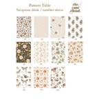 Tumbler Sleeves / Glass Cup, Take Away drinks / 11 Patterns 16