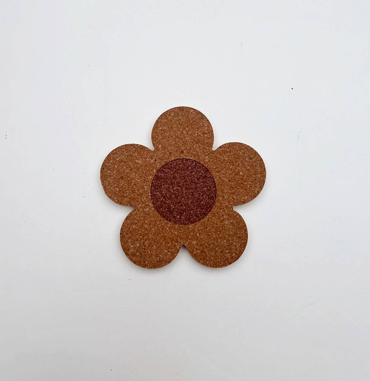 Daisy Cork Coaster – Floral Drinkware Accessory, Heat Resist 6