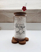 Daisy Cork Coaster – Floral Drinkware Accessory, Heat Resist 8