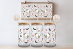 Plant Ghosts Double Sided Glass Tumbler + Bamboo Lid & Straw 2