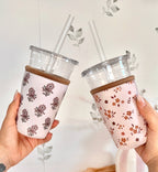 Tumbler Sleeves / Glass Cup, Take Away drinks / 11 Patterns 12