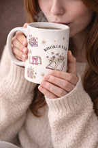 Booklover Ceramic Mug Dishwasher/Microwave Safe, Sublimation