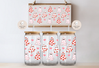 Loving Ghosts Fall Glass Tumbler Double Sided + Lid & Straw 2