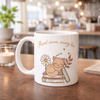 Read More, Worry Less Cat Mug Dishwasher and Microwave Safe 3