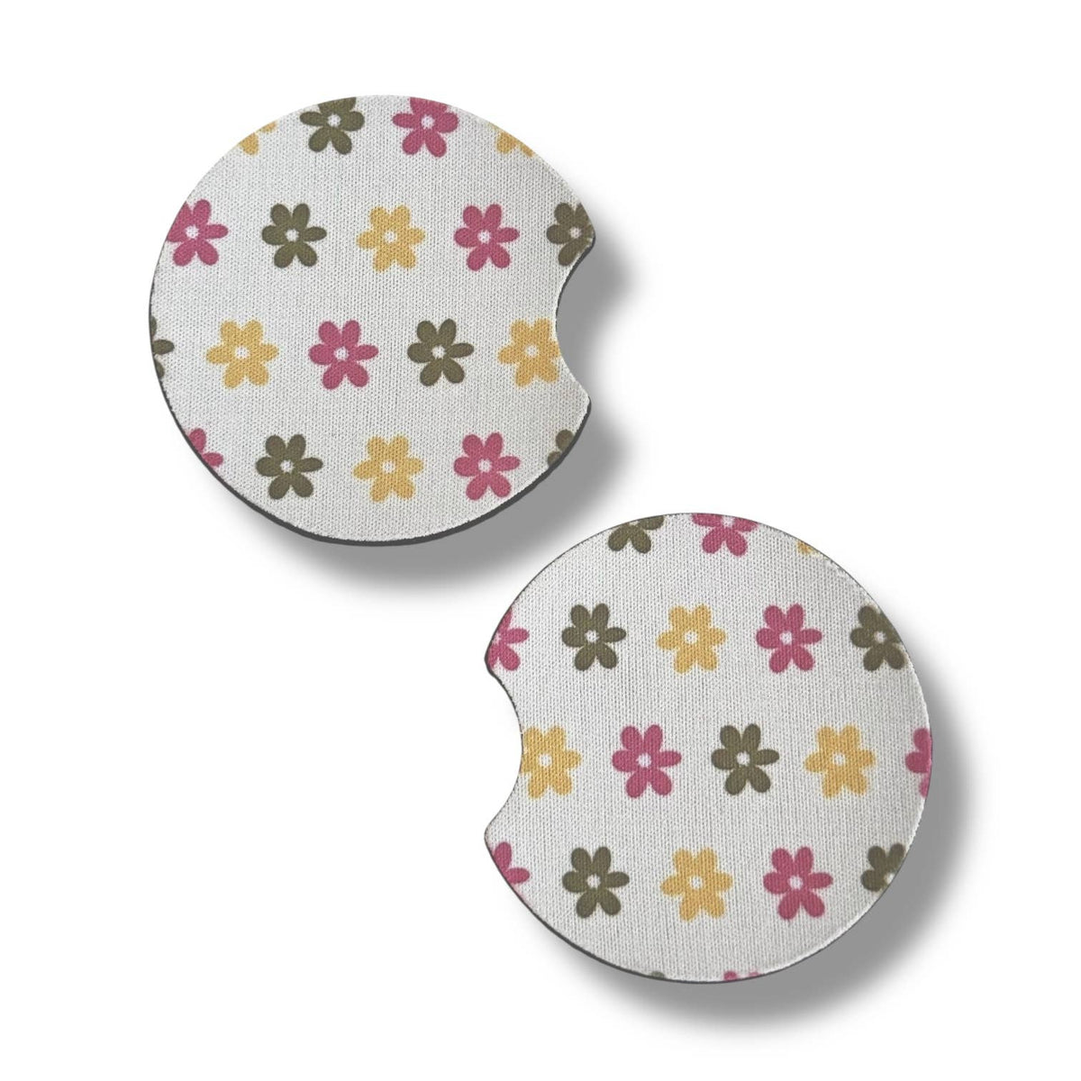 Car Coasters Colorful 12 different patterns 2pieces neoprene 11